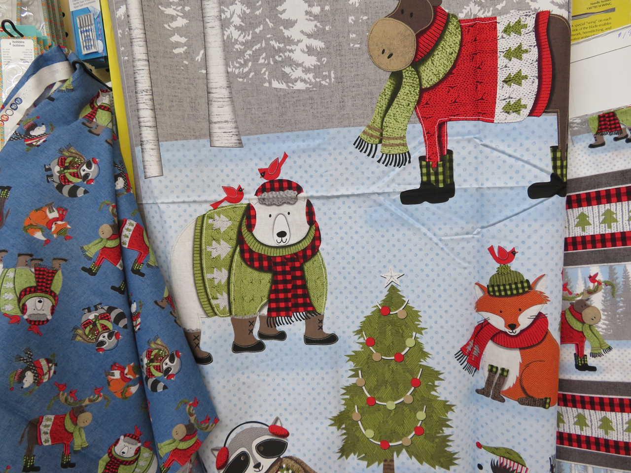 Winter Forest Animals Fabric | L4A Everything Stouffville