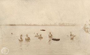 991.043.187 - Photograph, Swimmers at Musselman's Lake